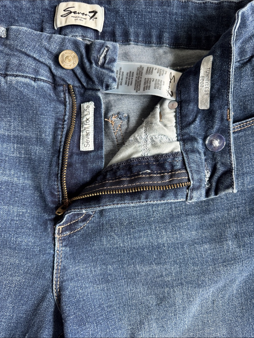 Seven7 Jeans High Ride Bootcut Jean - Picture 8 of 9